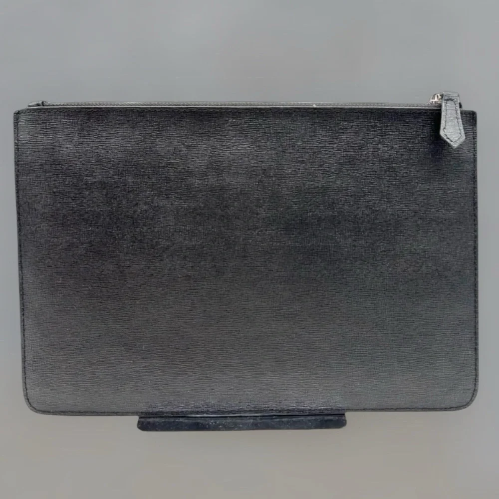 Fendi Monster Studs Leather Clutch Leather Bag Multicolor Rare LARGE Limited Ed - Picture 6 of 16